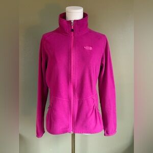 The North Face Women's Masonic Polartec Classic Bright Pink Teddy Fleece Jacket